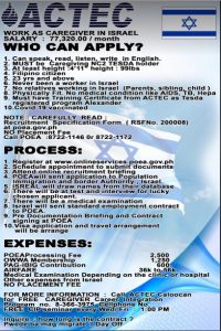 Mag Caregiver na sa Israel